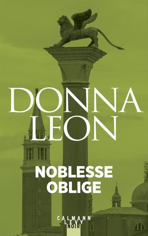 ebook cover of Noblesse oblige, by Donna Leon