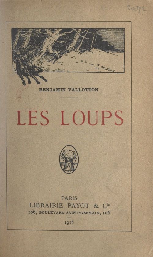 Couverture ebook de Les loups, de Benjamin Vallotton