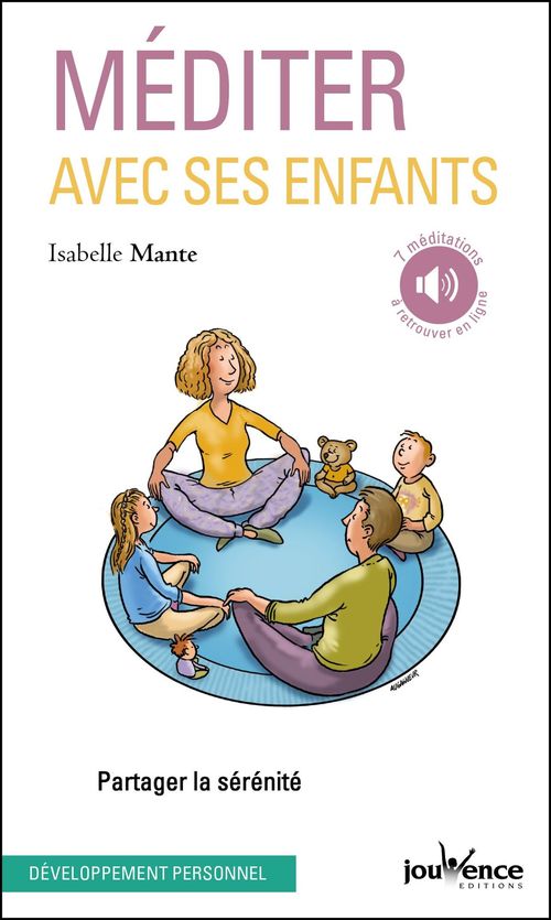 Couverture ebook de Méditer avec ses enfants , de Isabelle Mante