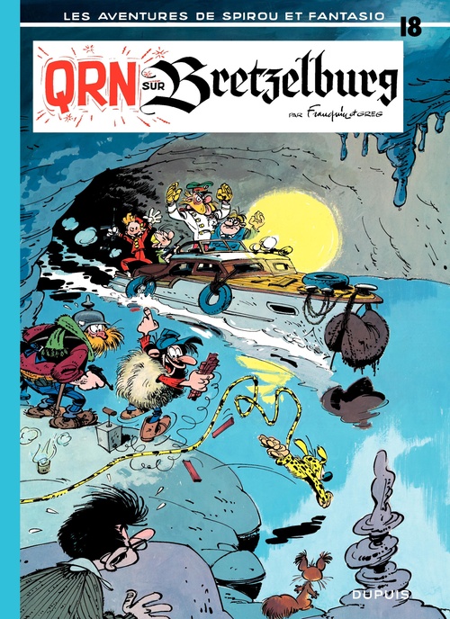 ebook cover of Spirou et Fantasio - Tome 18 - QRN sur Bretzelburg, by André Franquin, Greg