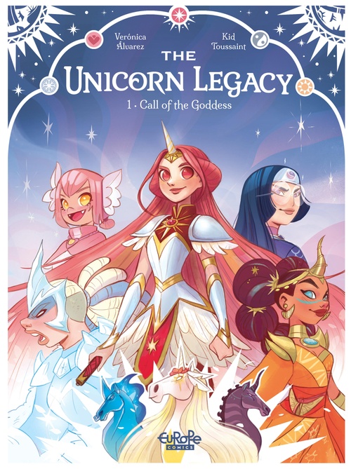 Couverture ebook de The Unicorn Legacy - Volume 1 - Call of the Goddess, de Kid Toussaint