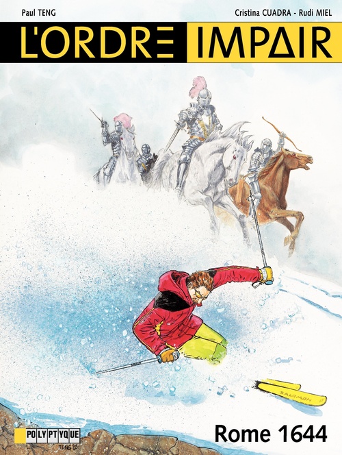 Couverture ebook de L'Ordre impair - Tome 3 - Rome 1644, de Cristina Cuadra, Rudi Miel, Paul Teng