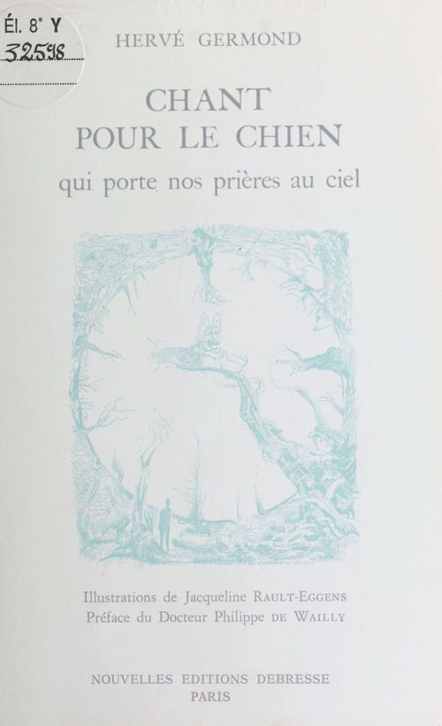 Couverture ebook de Chant pour le chien qui porte nos prières au ciel, de Herve Germond