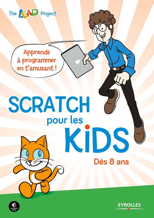 Couverture ebook de Scratch pour les kids, de Collectif