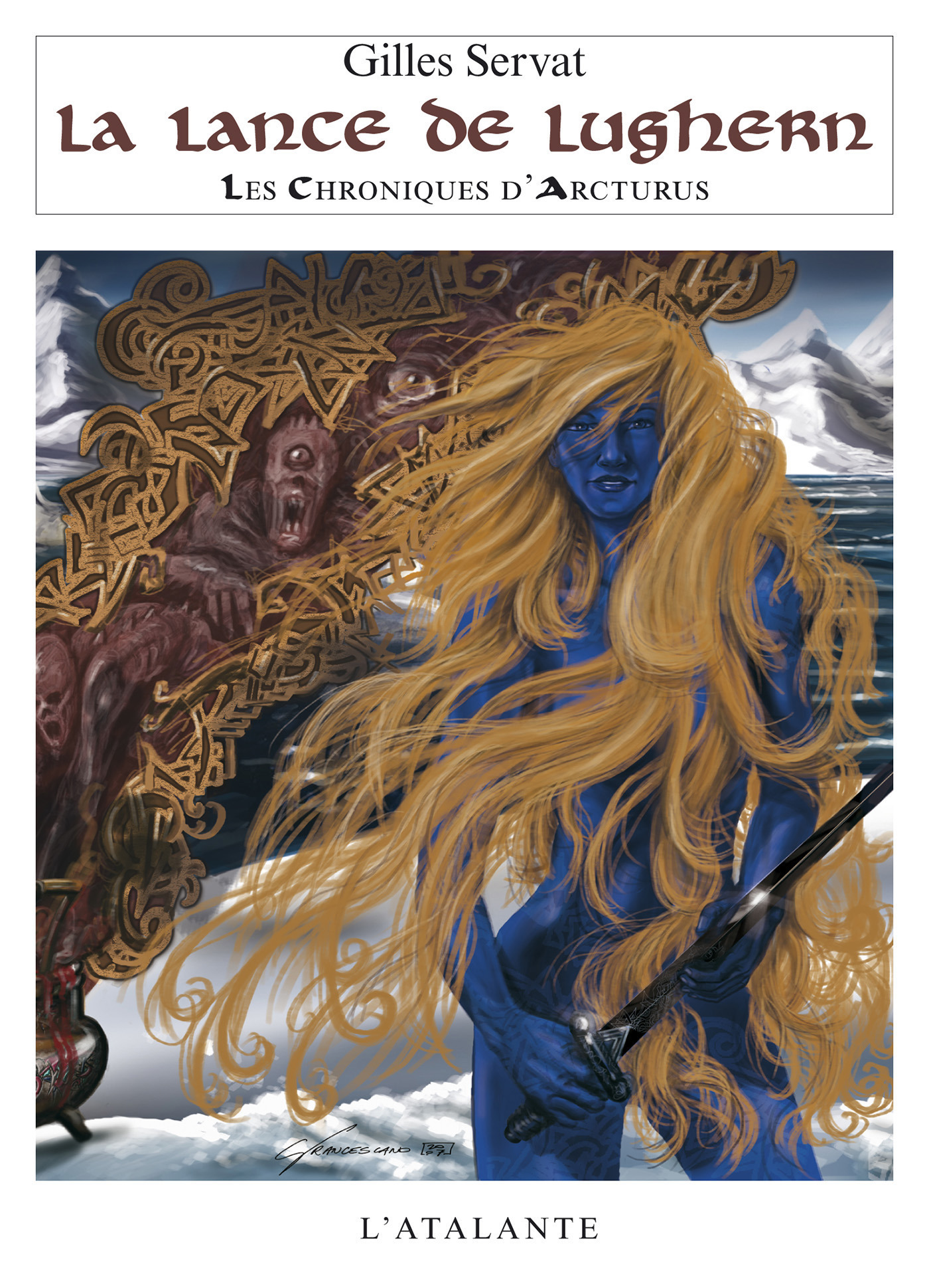 Couverture ebook de La Lance de Lughern, de Gilles Servat