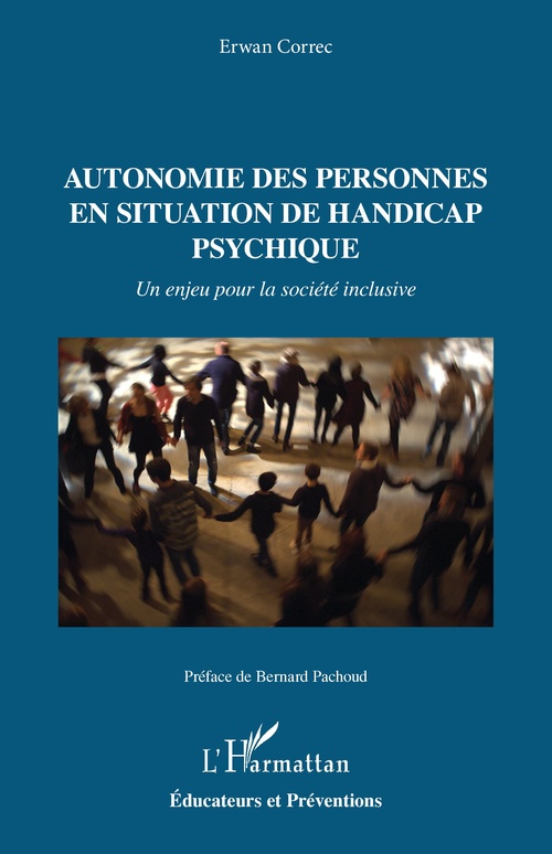 Couverture ebook de Autonomie des personnes en situation de handicap psychique, de Erwan Correc