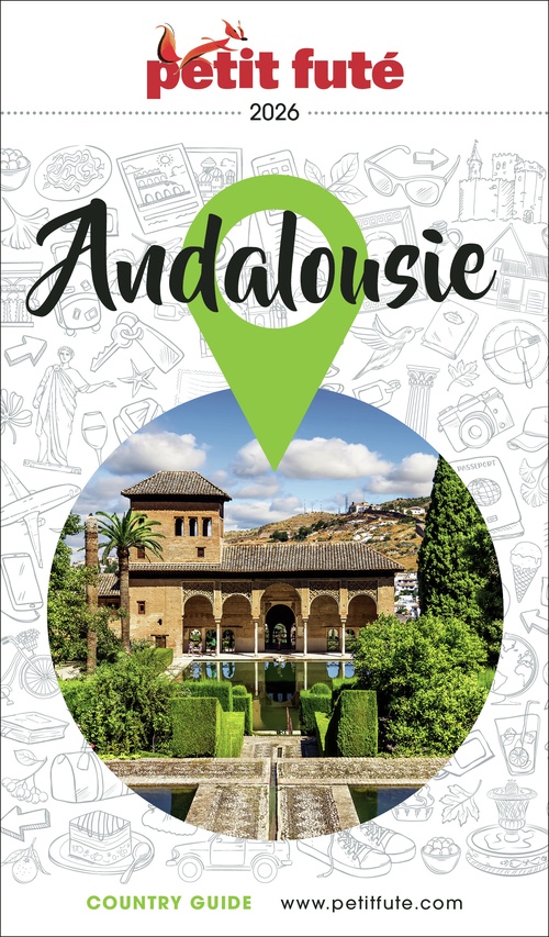 Couverture ebook de Guide Andalousie 2026 Petit Futé, de Dominique Auzias, Jean-Paul Labourdette
