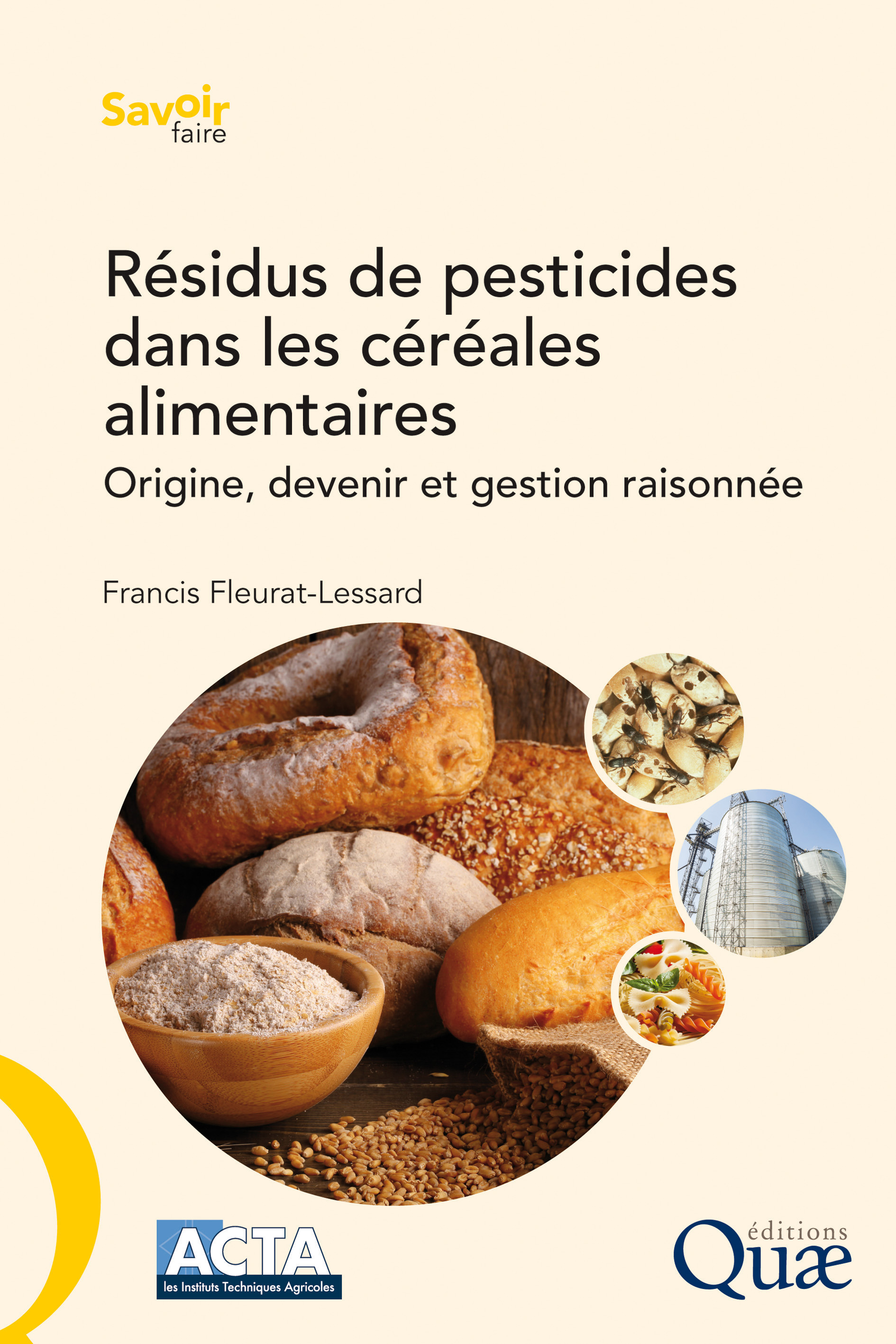 Couverture ebook de Résidus de pesticides dans les céréales alimentaires, de Francis Fleurat-lessard