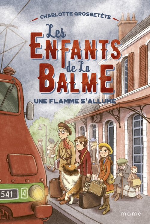 ebook cover of Une flamme s'allume, by Charlotte Grossetête, Laura Catalan