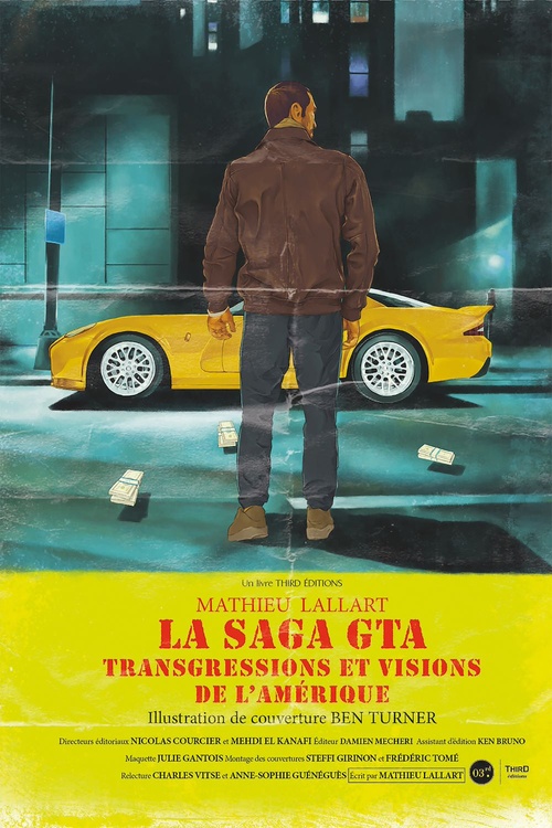 ebook cover of La saga GTA, by Mathieu Lallart