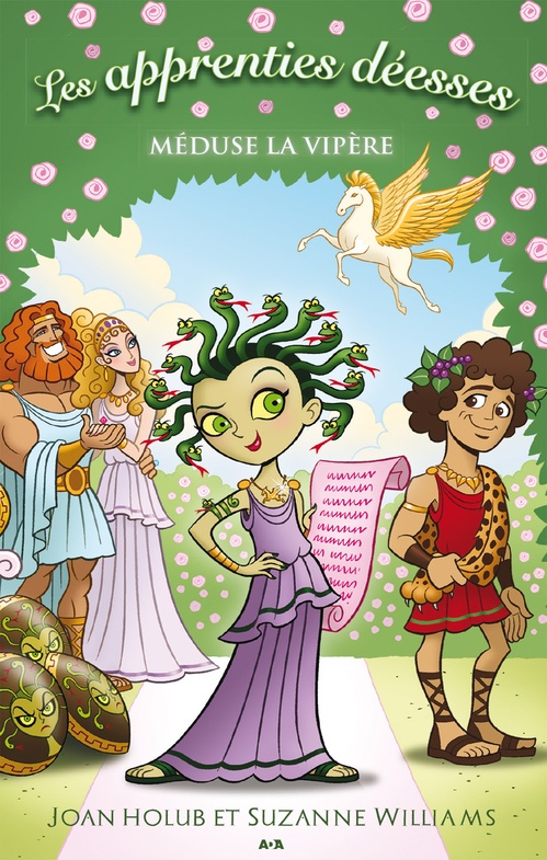 Couverture ebook de Méduse la vipère, de Joan Holub, Suzanne Williams