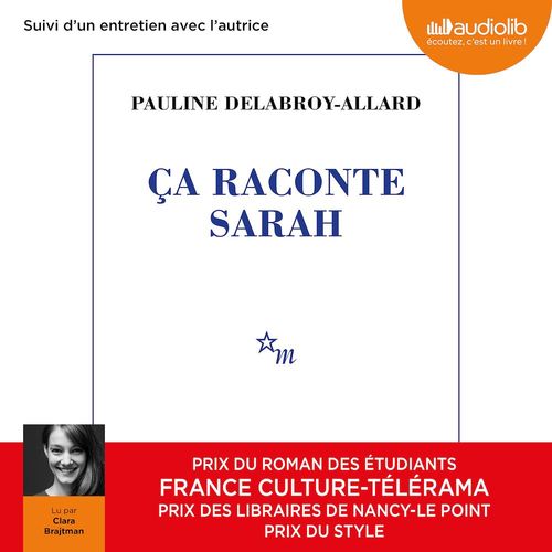 audiobook cover of Ça raconte Sarah, by Pauline Delabroy-Allard