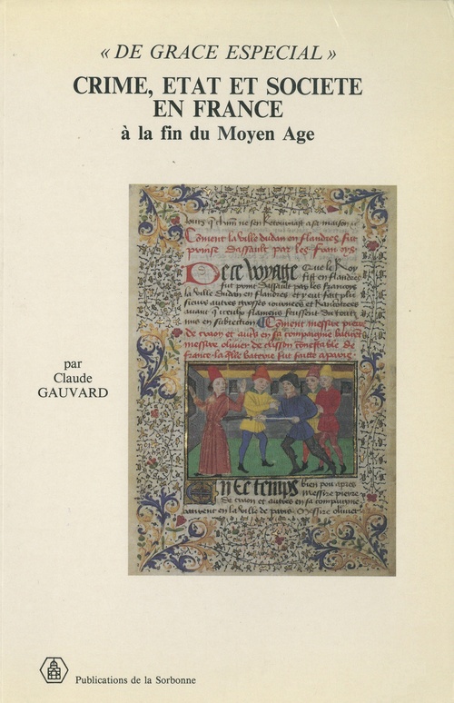 Couverture ebook de « De grace especial », de Claude Gauvard
