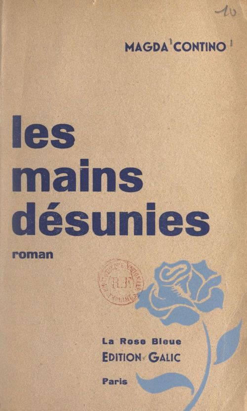 ebook cover of Les mains désunies, by Magda Contino