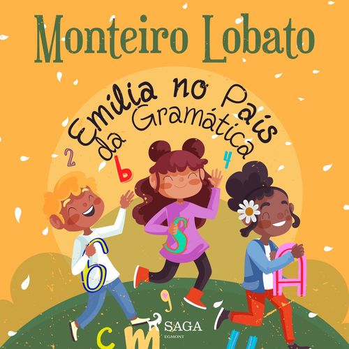audiobook cover of Emília no País da Gramática, by Monteiro Lobato