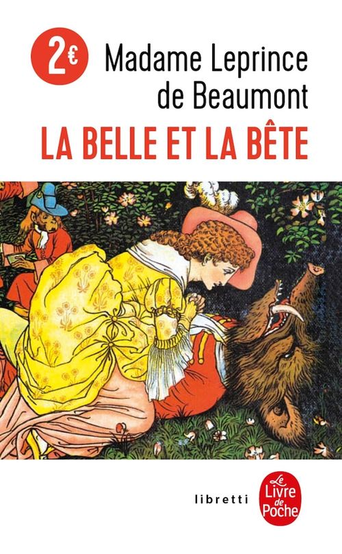 ebook cover of La Belle et la bête, by Jeanne-Marie Leprince de Beaumont