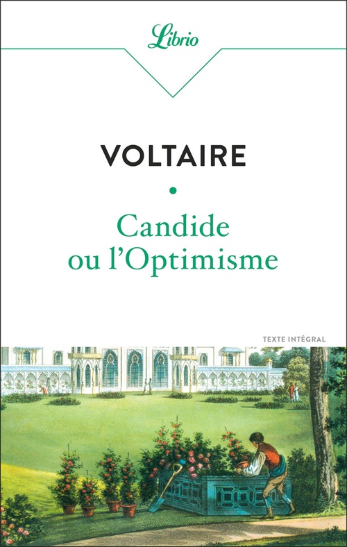 Couverture ebook de Candide ou l'Optimisme, de Voltaire