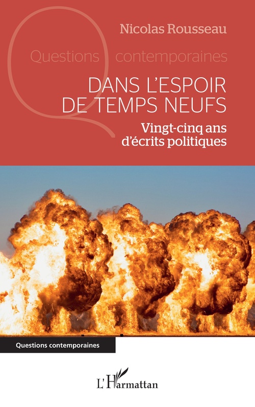 ebook cover of Dans l'espoir de temps neufs, by Nicolas Rousseau