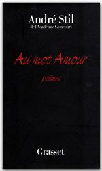 Couverture ebook de Au mot amour, de André Stil