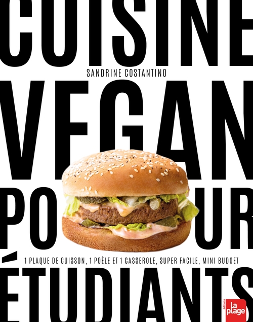 ebook cover of Cuisine Vegan pour Etudiants, by Sandrine Costantino