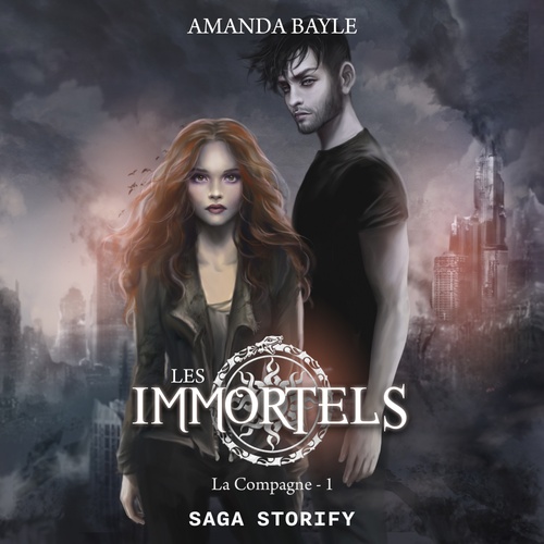 audiobook cover of Les Immortels, Tome 1 : La Compagne, by Amanda Bayle