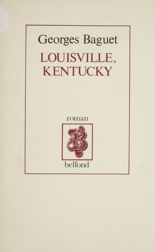 Couverture ebook de Louisville, Kentucky, de Georges Baguet