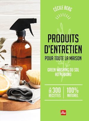 Couverture ebook de Produits d'entretien pour toute la maison, de Cécile Berg