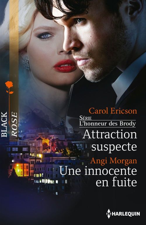 ebook cover of Attraction suspecte - Une innocente en fuite, by Carol Ericson, Angi Morgan