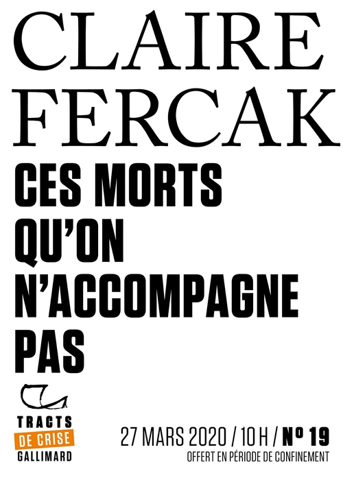 Couverture ebook de Tracts de Crise (N°19) - Ces morts qu´on n´accompagne pas, de Claire Fercak