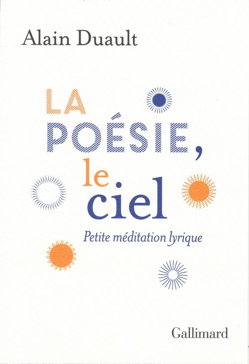 ebook cover of La poésie, le ciel. Petite méditation lyrique, by Alain Duault