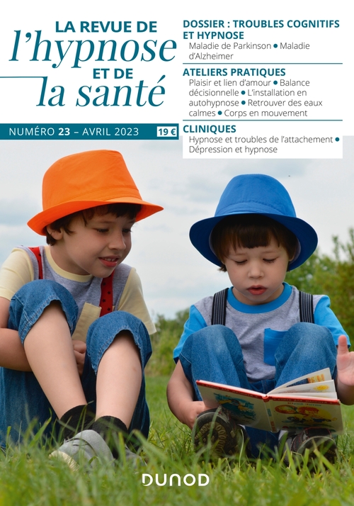 Couverture ebook de Revue de l'hypnose et de la santé N°23 - 2/2023, de Collectif