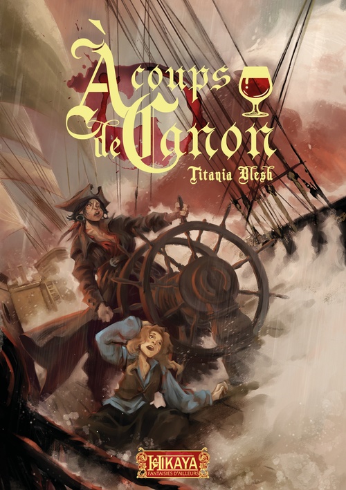 Couverture ebook de A coups de canon, de Titania Blesh