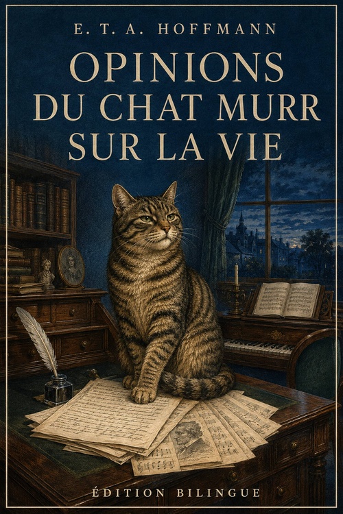 Couverture ebook de Les Opinions du Chat Murr sur la Vie, de E. T. A. Hoffmann