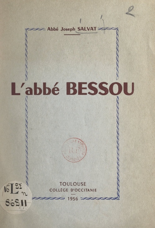 ebook cover of L'abbé Bessou, by Joseph Salvat