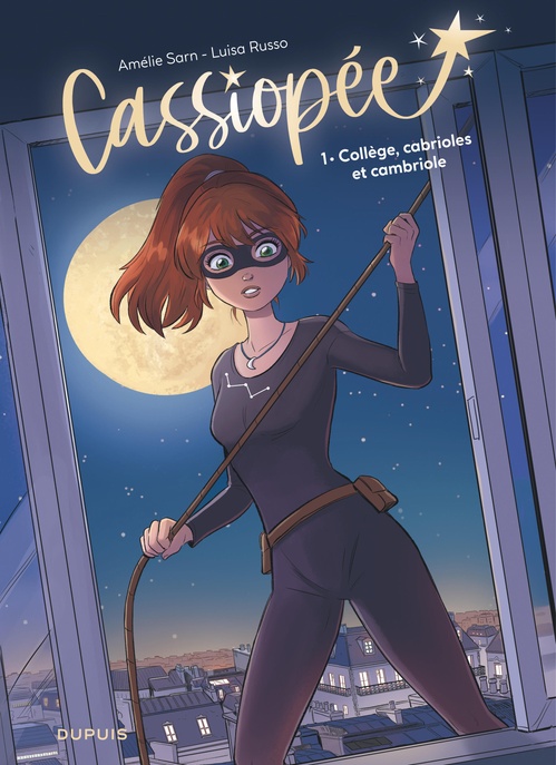 ebook cover of Cassiopée - Tome 1 - Collège, cabrioles et cambriole, by Amélie Sarn