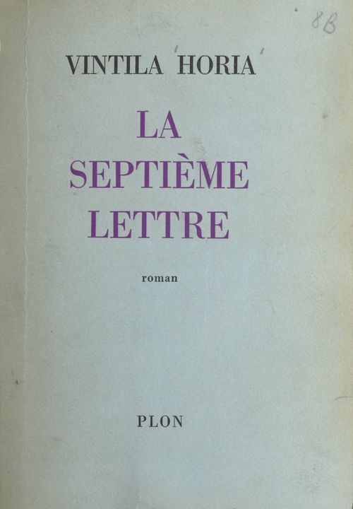 ebook cover of La septième lettre, by Vintila Horia