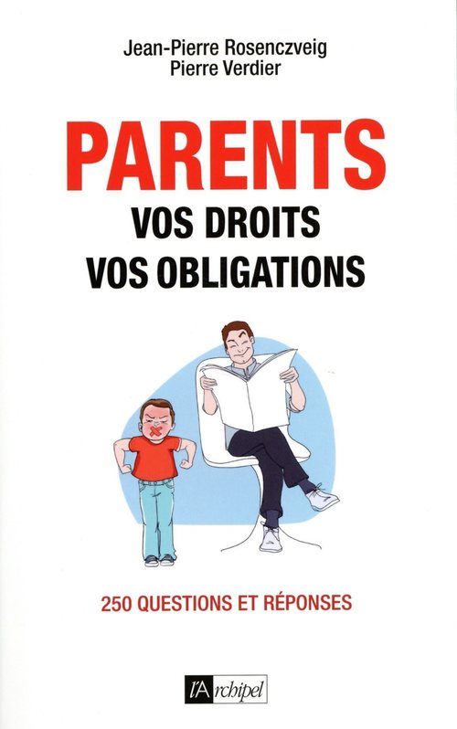 ebook cover of Parents : vos droits, vos obligations, by Jean-Pierre Rosenczveig, Pierre Verdier