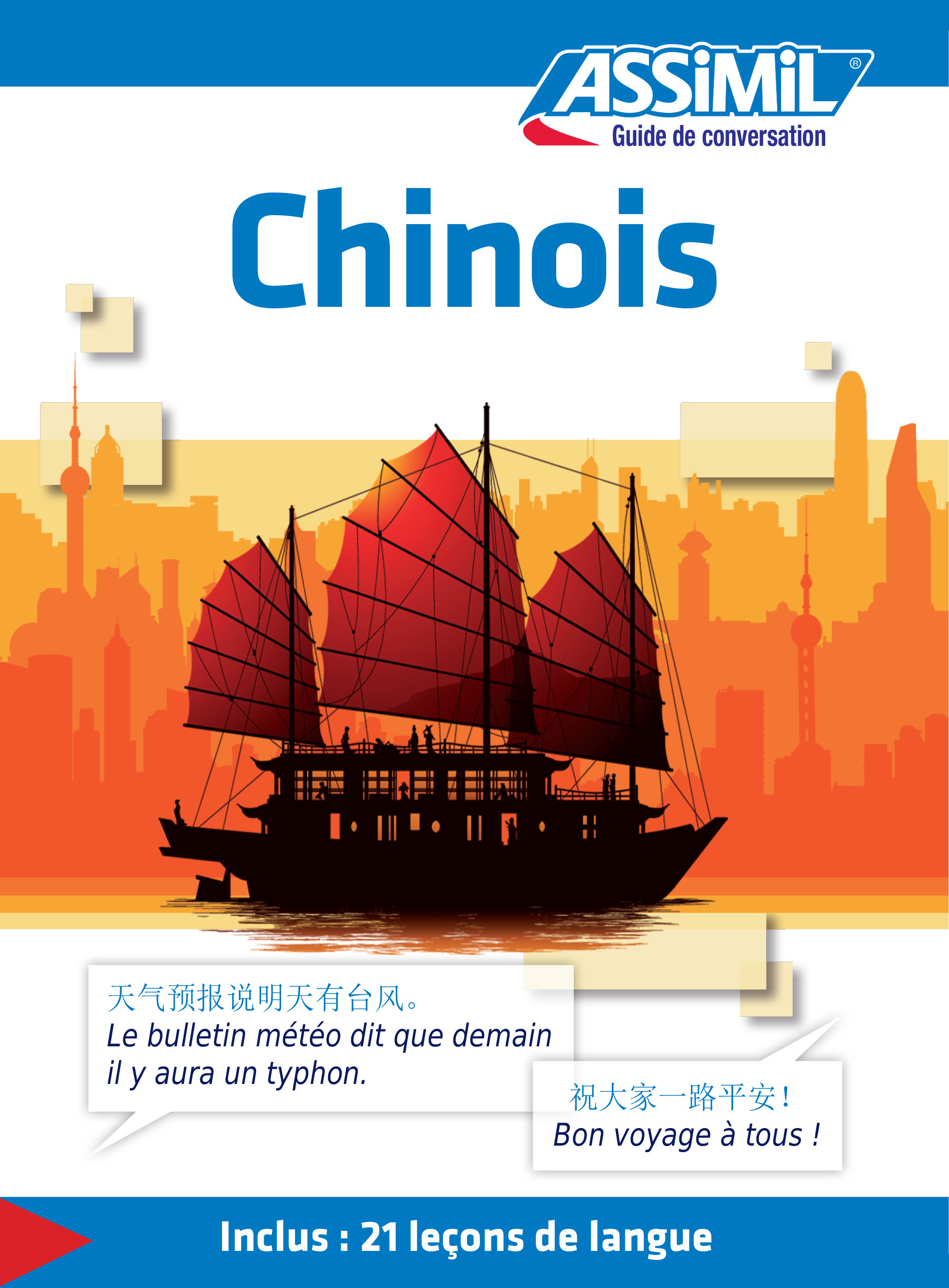 Couverture ebook de Chinois - Guide de conversation, de Ye Lan