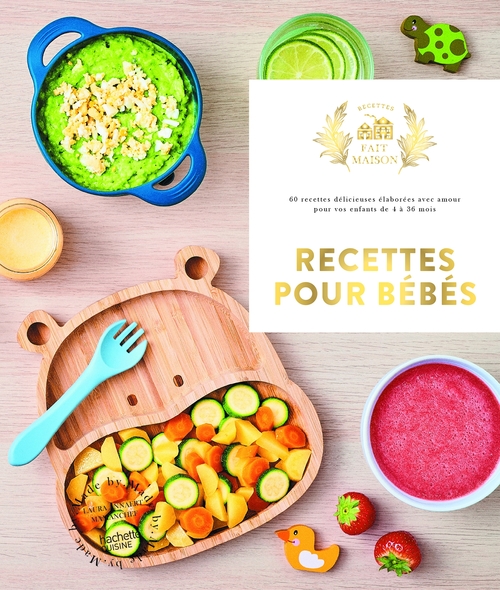 Couverture ebook de Recettes pour bébés, de Laura ANNAERT