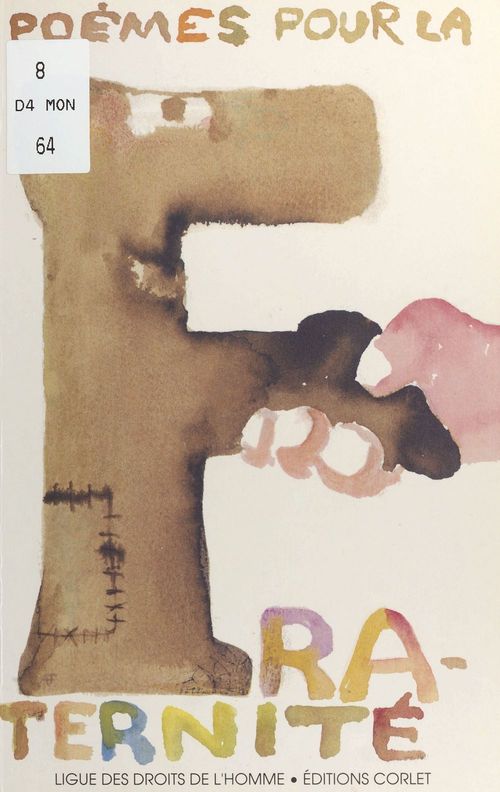 Couverture ebook de Poèmes pour la fraternité (1993), de Collectif
