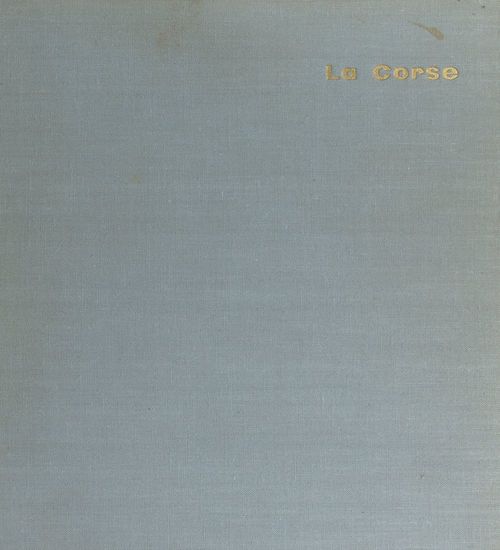 Couverture ebook de La Corse, de Francois Giacobbi