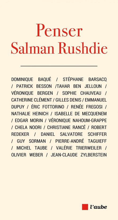 ebook cover of Penser Salman Rushdie, by Tahar Ben Jelloun, Daniel Salvatore Schiffer