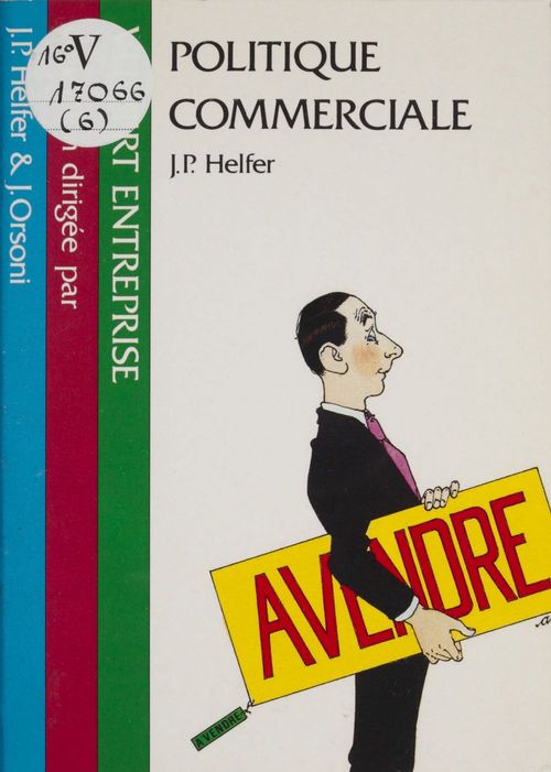 Couverture ebook de Politique commerciale, de Helfer