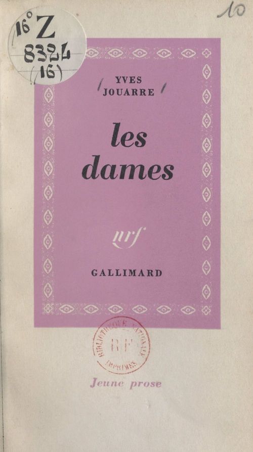 Couverture ebook de Les dames, de Yves Jouarre