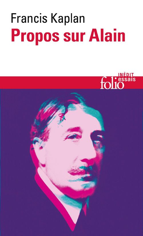 ebook cover of Propos sur Alain, by Francis Kaplan