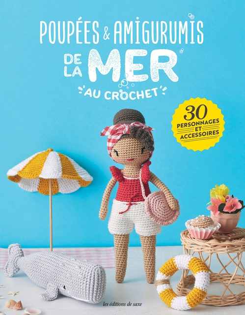 Couverture ebook de Poupées & amigurimis de la mer au crochet, de Collectif