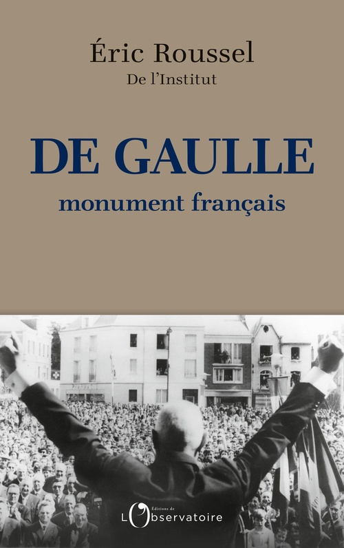 Couverture ebook de De Gaulle, monument français, de Éric Roussel