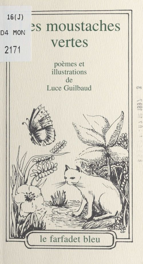 ebook cover of Les moustaches vertes, by Luce Guilbaud