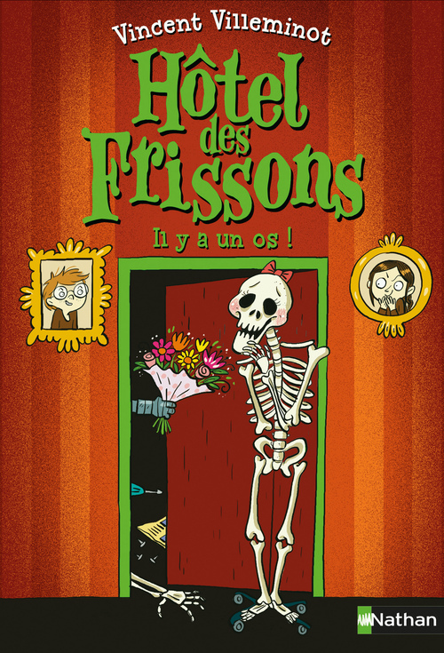 Couverture ebook de Hôtel des frissons - tome 5 Il y a un os !, de Vincent Villeminot