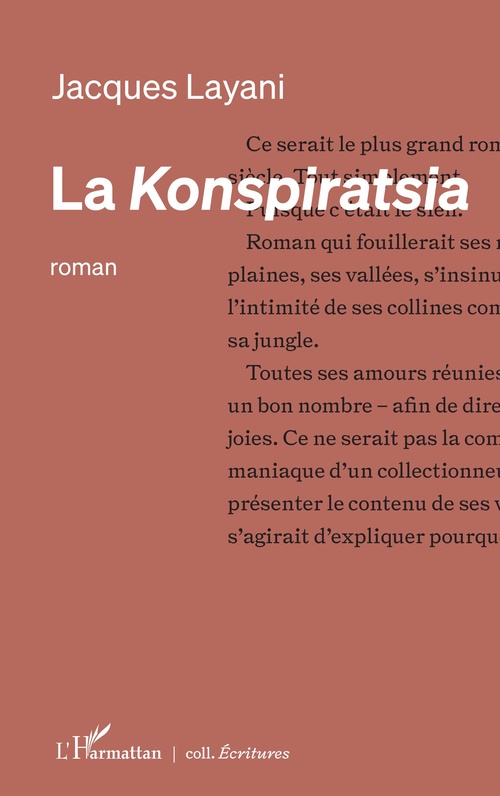 Couverture ebook de La Konspiratsia, de Jacques Layani